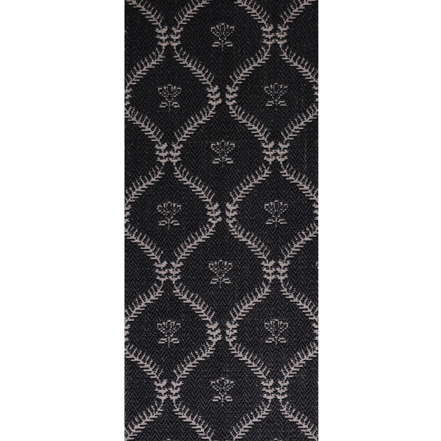 Zarnishan Black & Silver Sisal 2x5.6 feet Runner Rug