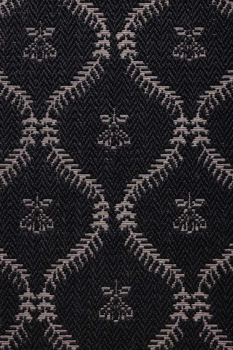 Zarnishan Black & Silver Sisal 2x5.6 feet Runner Rug