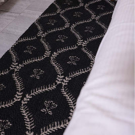 Zarnishan Black & Silver Sisal 2x5.6 feet Runner Rug