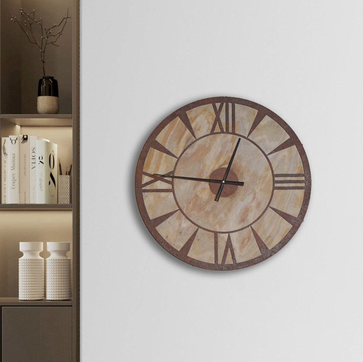 Stone Skin Wall Clock