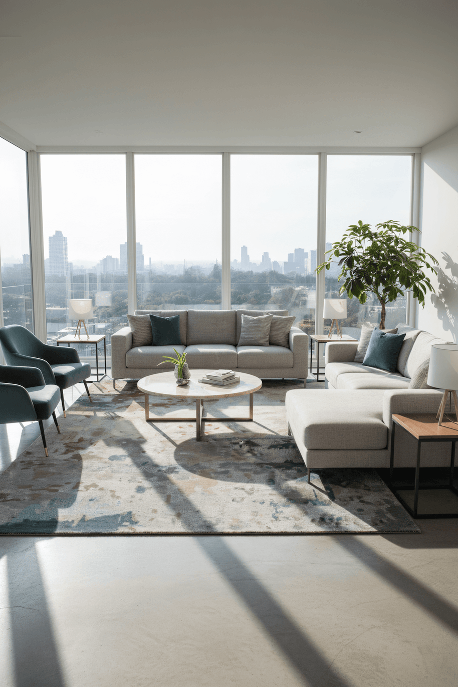 S A V O Y luxury handmade rug by Cherom in New Zealand wool, earthy tones.
