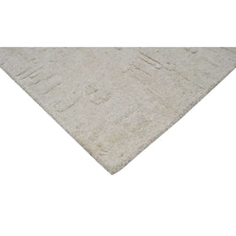S C U L P T E D - U R B A N A luxury modern rug by Cherom, featuring soft grey tone and textured design.