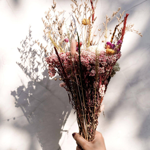Serene Garden dried flower bouquet arrangement for modern home decor and gifting