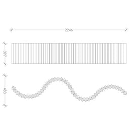 Serpentine Fix Hanging Light