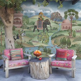 Shaan, Indian Scenic Design Customised Wallpaper for Rooms