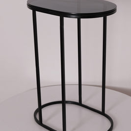 CFR124 Metal and Glass Side Table