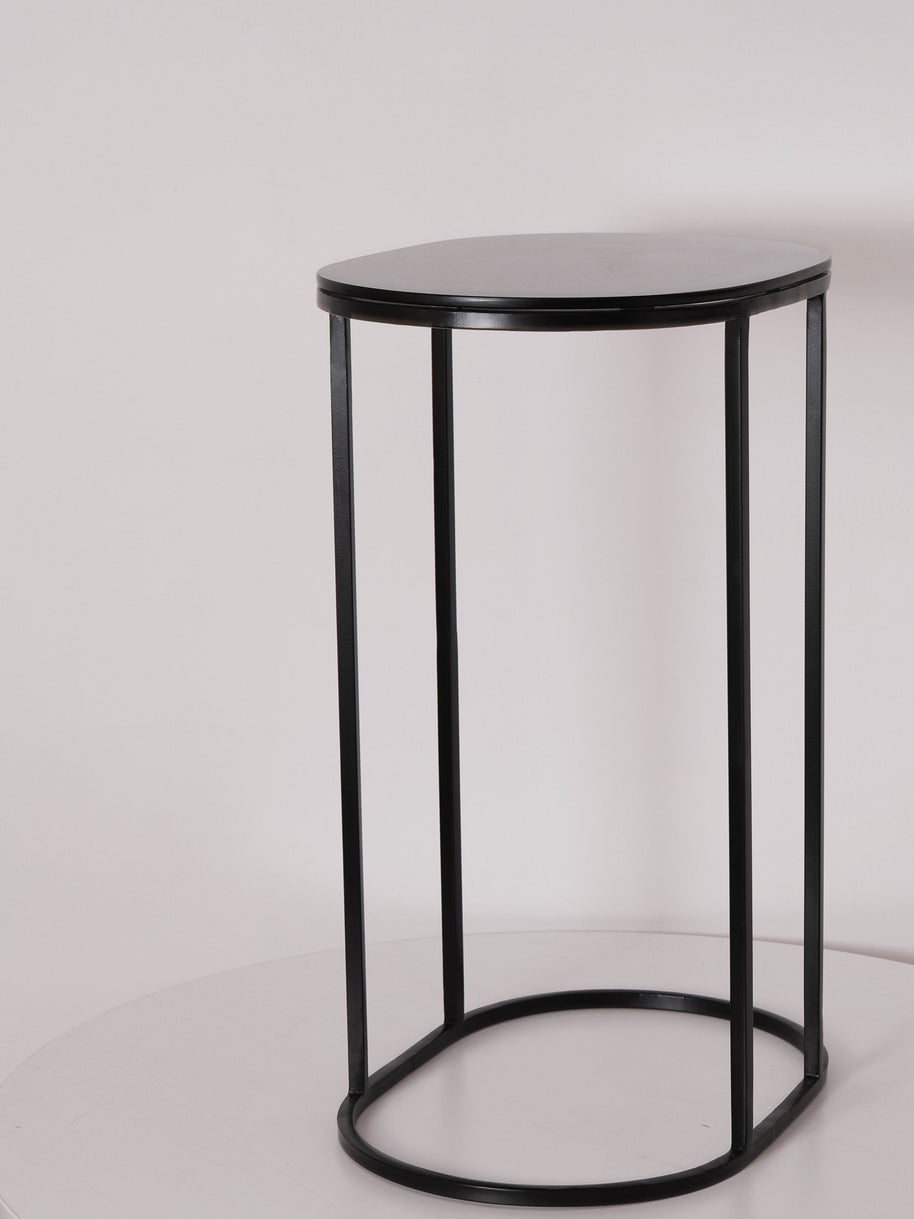 Metal and Glass Side Table