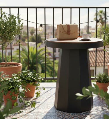 Slip Side Table Matte Black