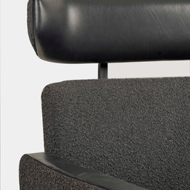 Asan Sofa High Back with Leather