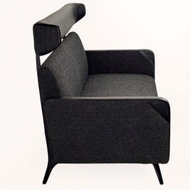 Asan Sofa High Back with Leather