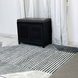 Aisle Multicolour Wool Viscose 6x9 feet Rectangle Rug