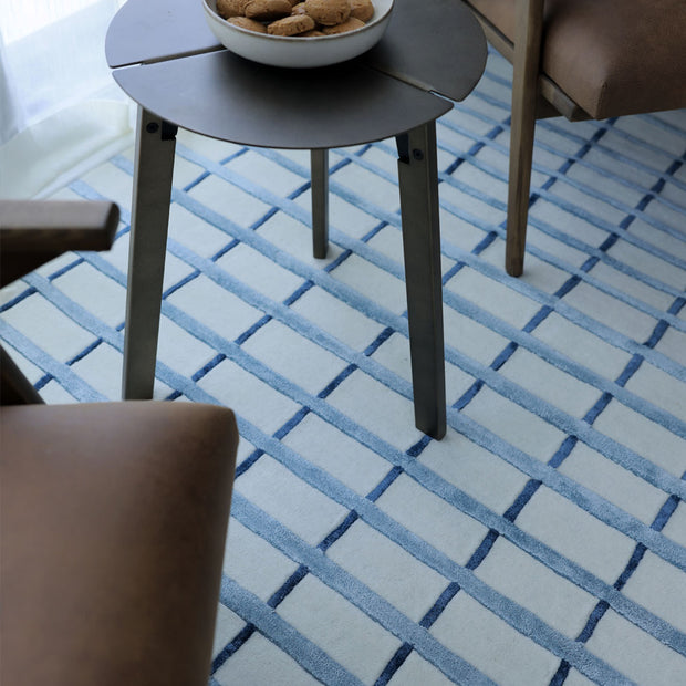 Spectrum Multicolour Wool Viscose 6x9 feet Rectangle Rug - I MEAN DESIGN