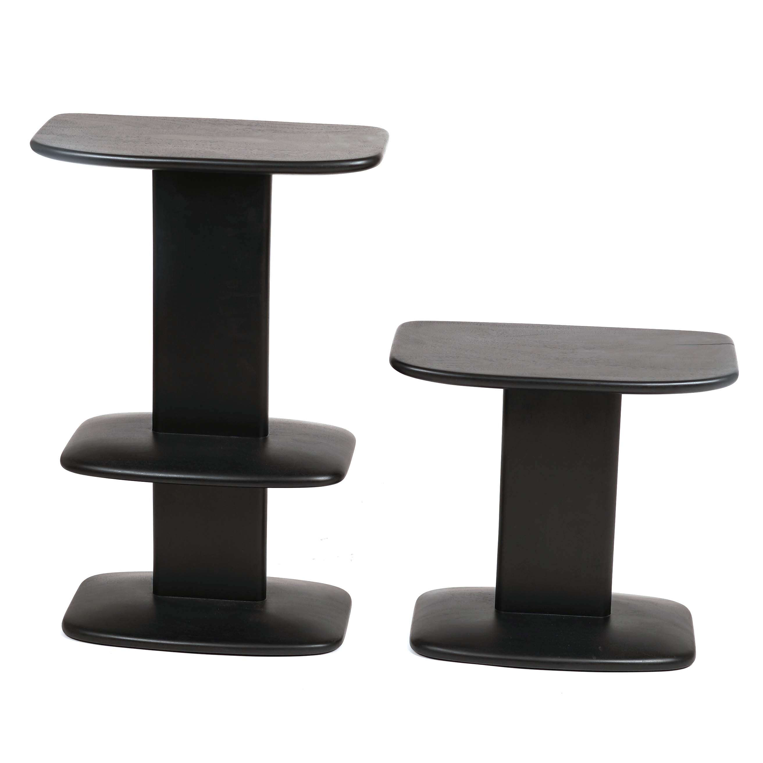 Ashanti Side Table High and Bar Stool