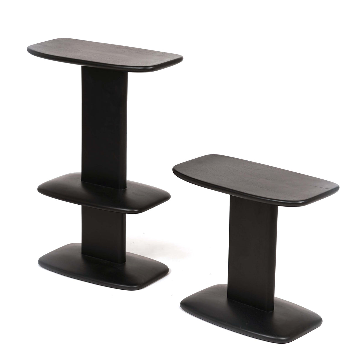 Ashanti Side Table High and Bar Stool