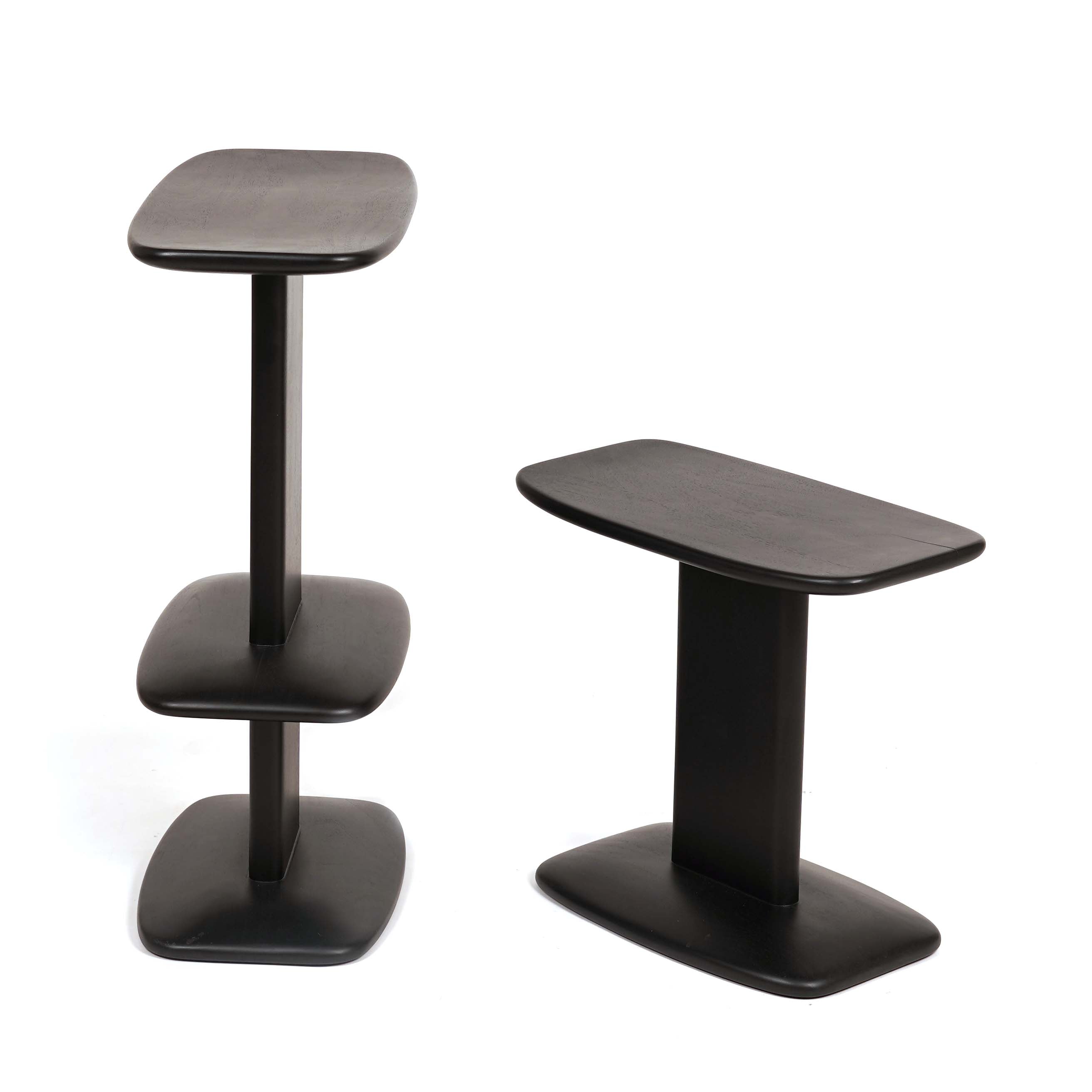 Ashanti Side Table High and Bar Stool