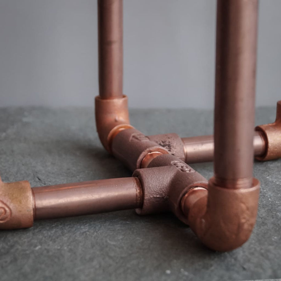 Stanchion Industrial Pipe Candle Holder - The Black Steel
