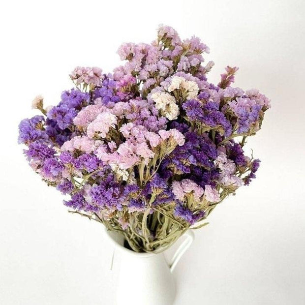 Statice Bunch dried flowers for vase decor and home styling by ArteCasa.