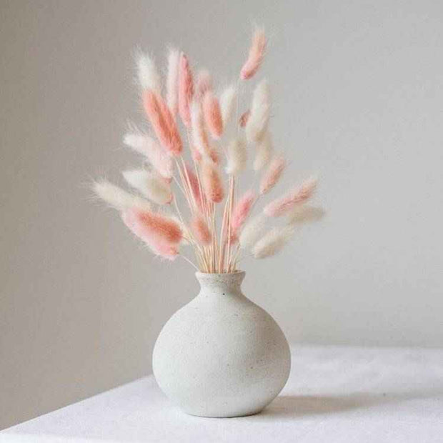 Strawberry Bunch Dried Flowers – Elegant Pink &amp; White Floral Decor