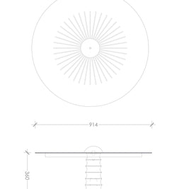 Sunrise Centre Table