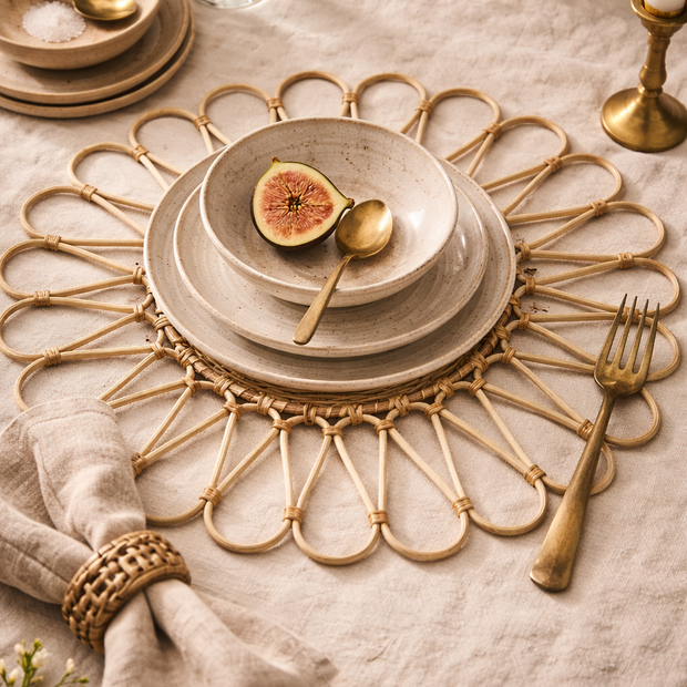Sunwoven Rattan Placemat