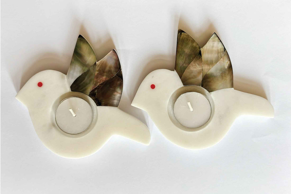 Bird Tea Light - Set of 2