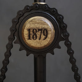 The Sprocket Wheel Industrial Lamp v3.0 - The Black Steel