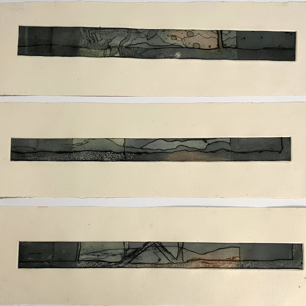 Etching Composition 3 plates 'DEEP UNDER'