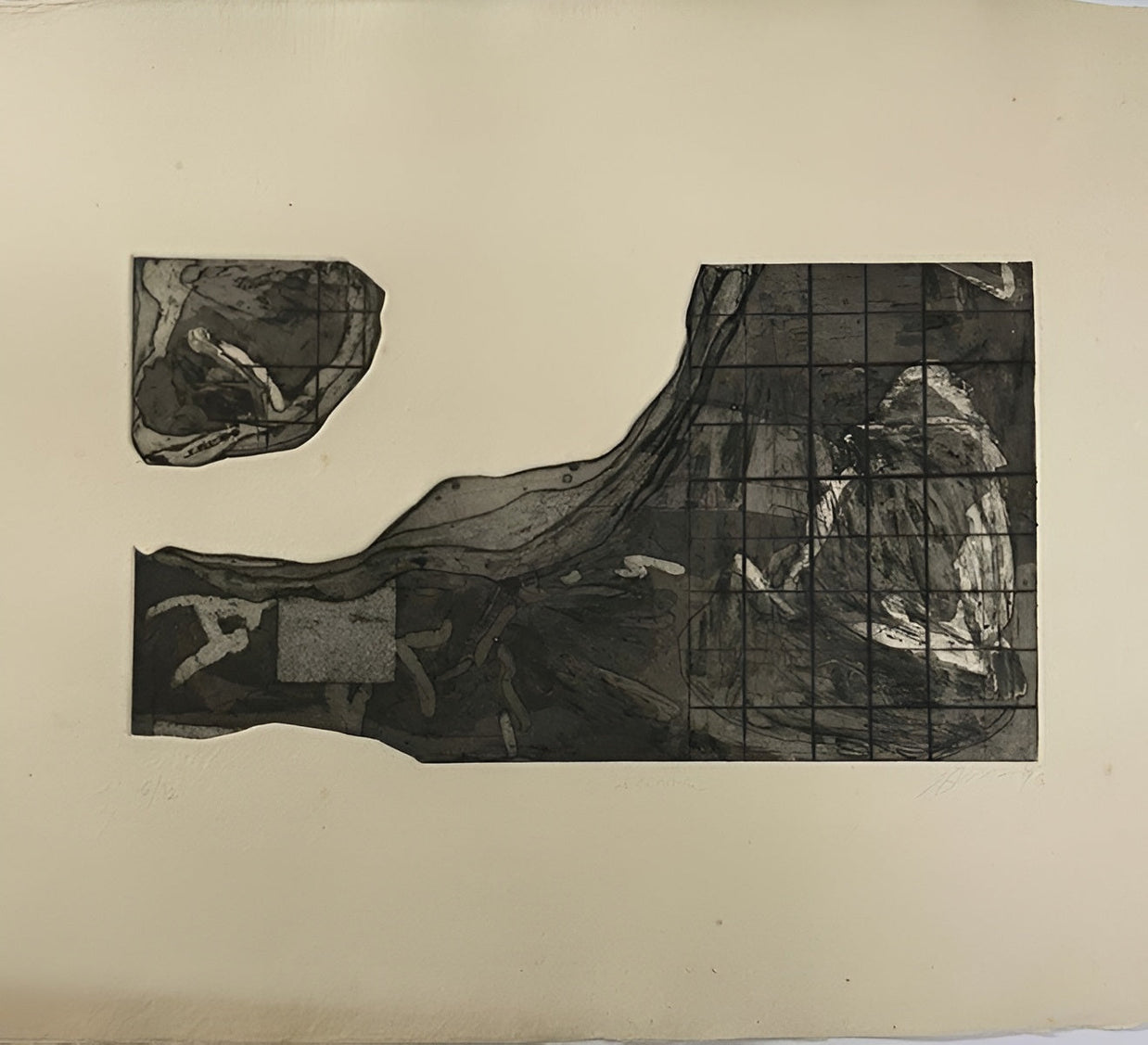 Etching 'Trapped Mind'