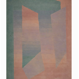 Mirage Multicolour Wool 4x6 feet Rectangle Rug - I MEAN DESIGN