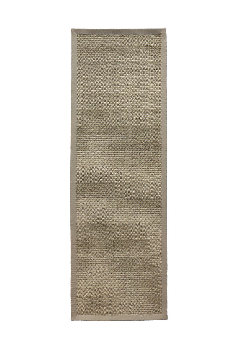 Panama Off White Sisal 2.6x7.5 feet Runner Rug - I MEAN DESIGN