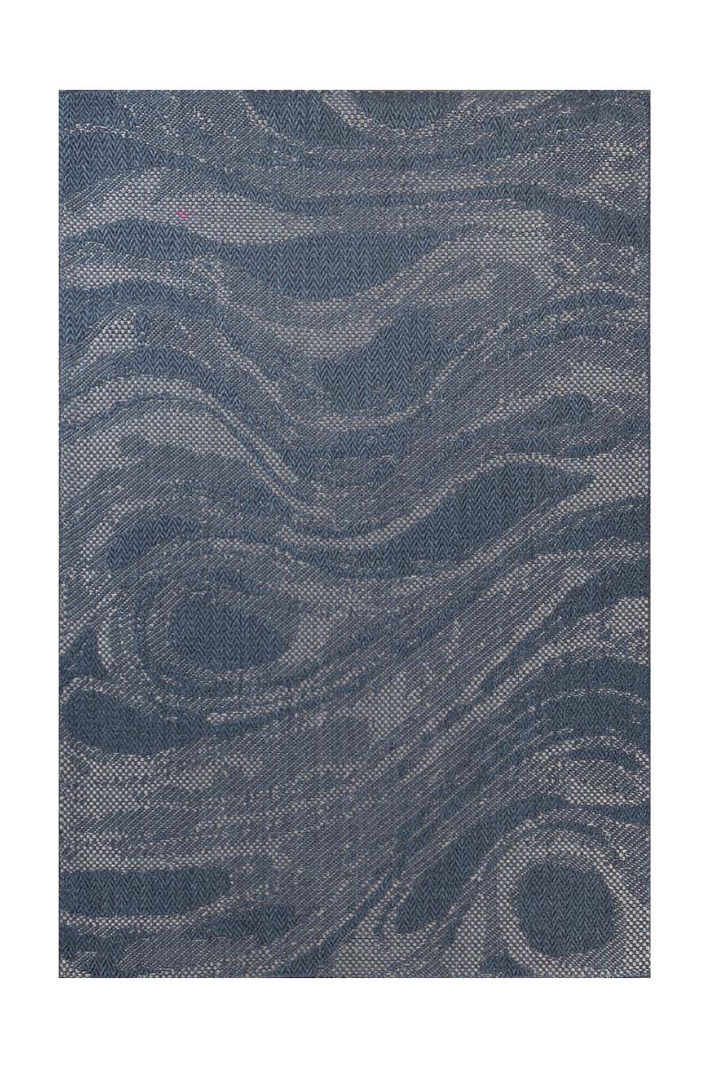 Tidal Drift Blue Sisal 6x9 feet Rectangle Rug - I MEAN DESIGN