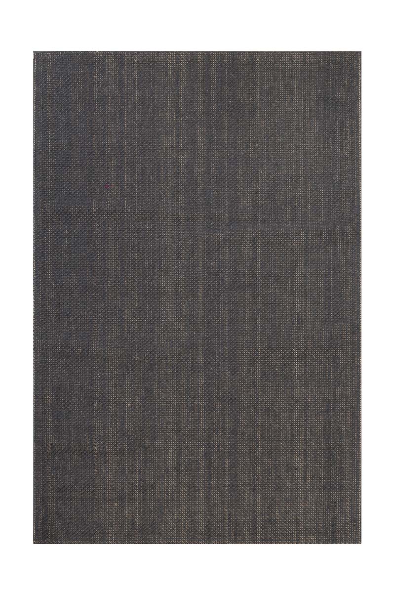 Black Panama Black natural Jute 6x9 feet Rectangle Rug - I MEAN DESIGN