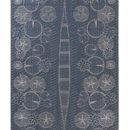 Utsavam Blue Sisal 6x9 feet Rectangle Rug - I MEAN DESIGN