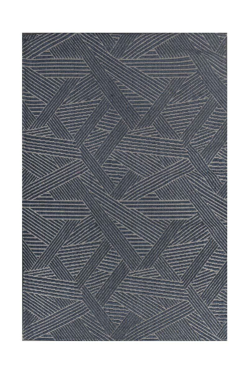 Criss Cross Blue Sisal 2x5 feet Runner Rug - I MEAN DESIGN