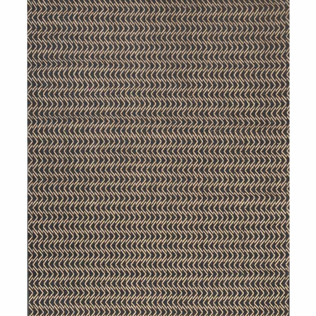 Arrowflow Black natural Jute 5x8 feet Rectangle Rug