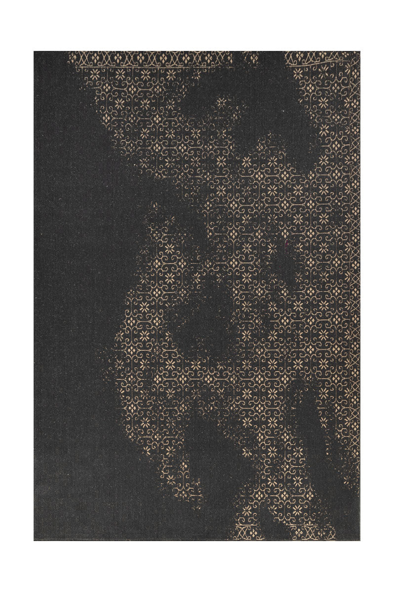 Twilight Black natural Jute 8x10 feet Rectangle Rug - I MEAN DESIGN