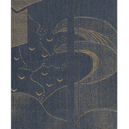 Flood Rug W Blue Sisal 5x8 feet Rectangle Rug - I MEAN DESIGN