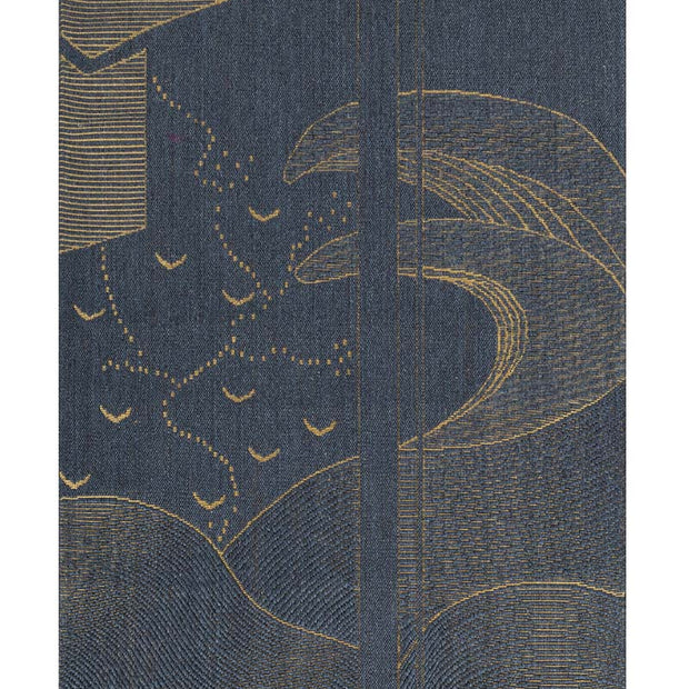 Flood Rug W Blue Sisal 5x8 feet Rectangle Rug - I MEAN DESIGN