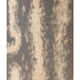 Barcode Beige Wool Viscose 6x9 feet Rectangle Rug
