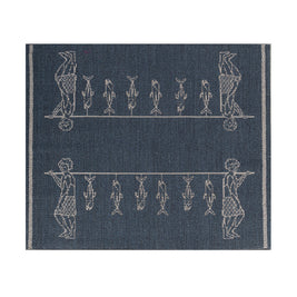 Chaakara Indigo Blue Sisal 6x6 feet Square Rug - I MEAN DESIGN