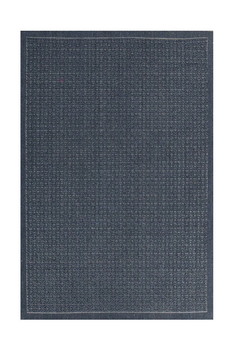 Tiff Blue Sisal 6x9 feet Rectangle Rug - I MEAN DESIGN