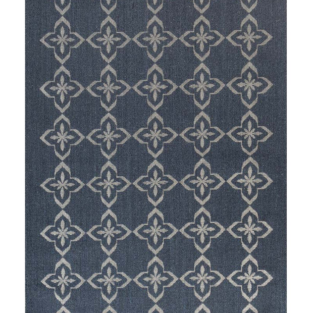 Clover Blue Sisal 6x9 feet Rectangle Rug - I MEAN DESIGN