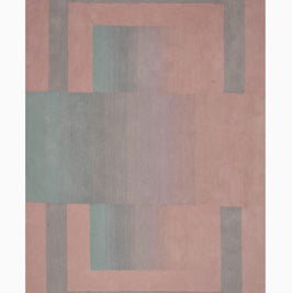 Horizon Multicolour Wool 4x6 feet Rectangle Rug - I MEAN DESIGN