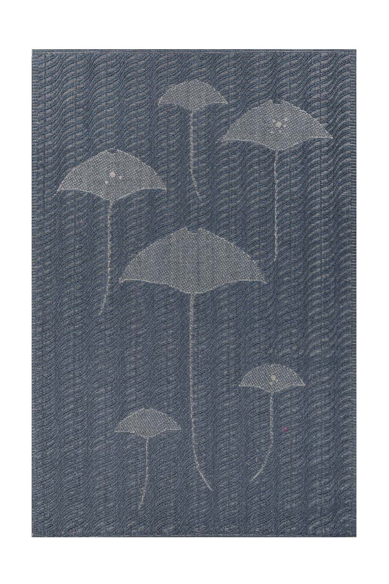 Sea Nettle Blue Sisal 6x9 feet Rectangle Rug - I MEAN DESIGN