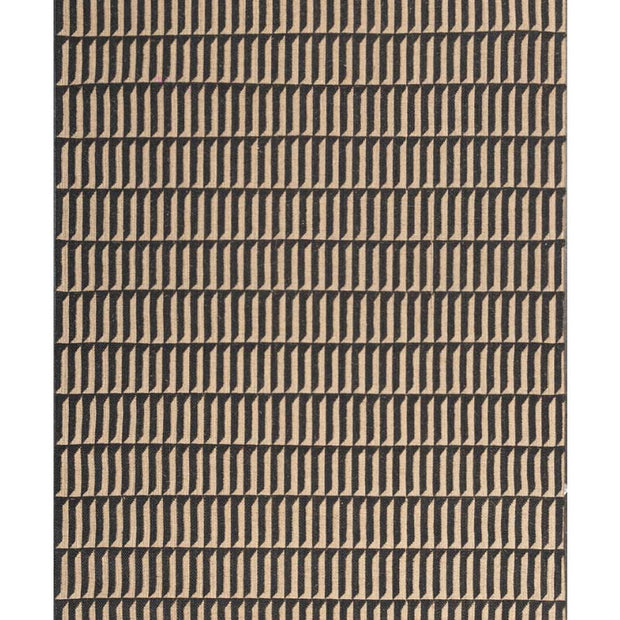 Zenith Black natural Jute 6x9 feet Rectangle Rug - I MEAN DESIGN