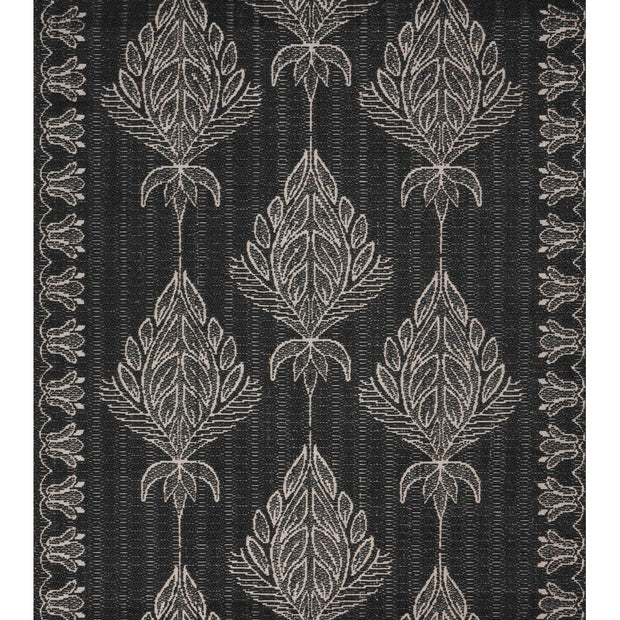 Tarkashi Black & Silver Sisal 6x9 feet Rectangle Rug - I MEAN DESIGN