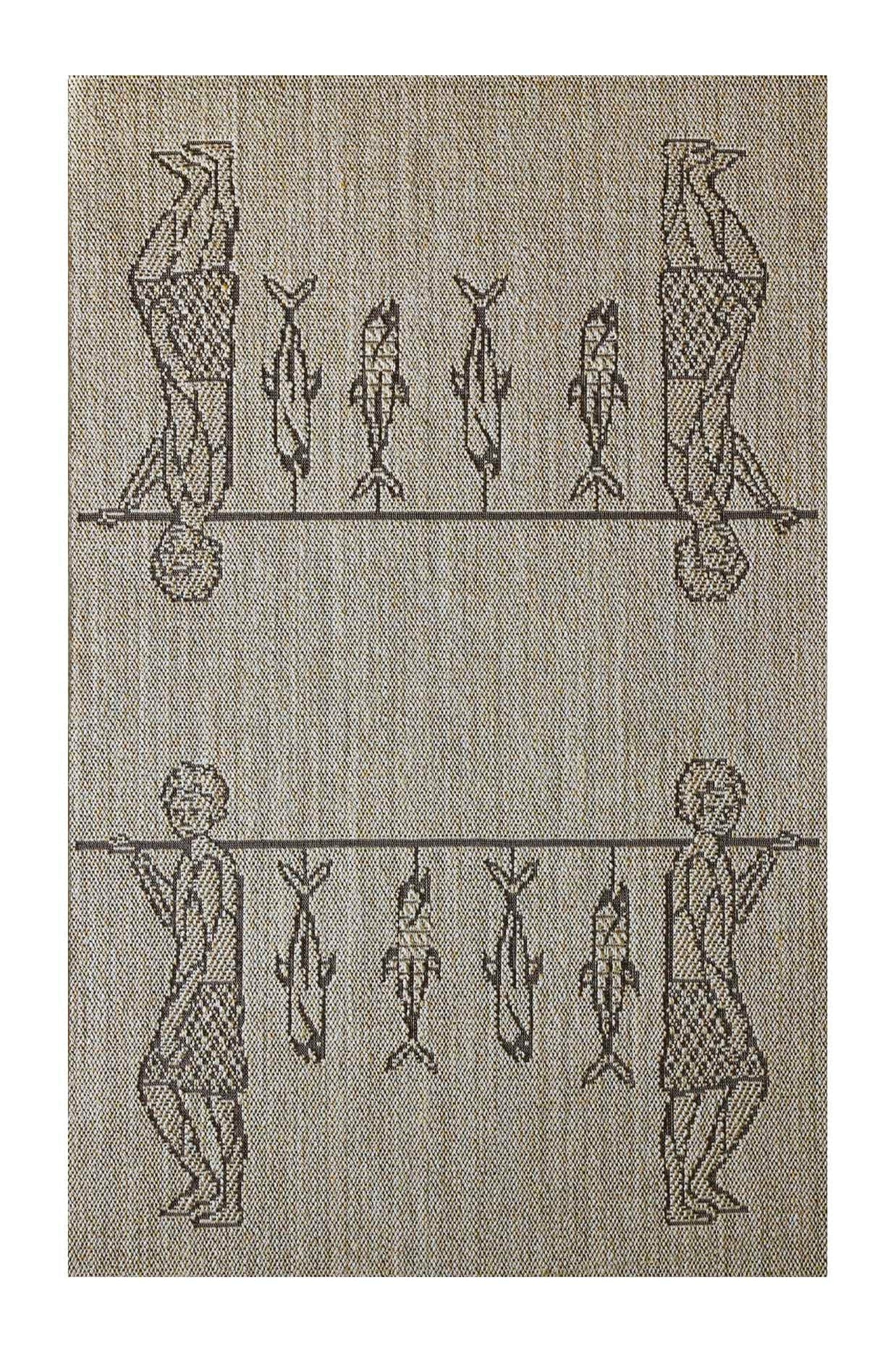Chakara Beige Sisal 4x6 feet Rectangle Rug - I MEAN DESIGN