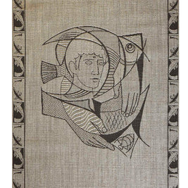 Arayan Beige Sisal 6x9 feet Rectangle Rug