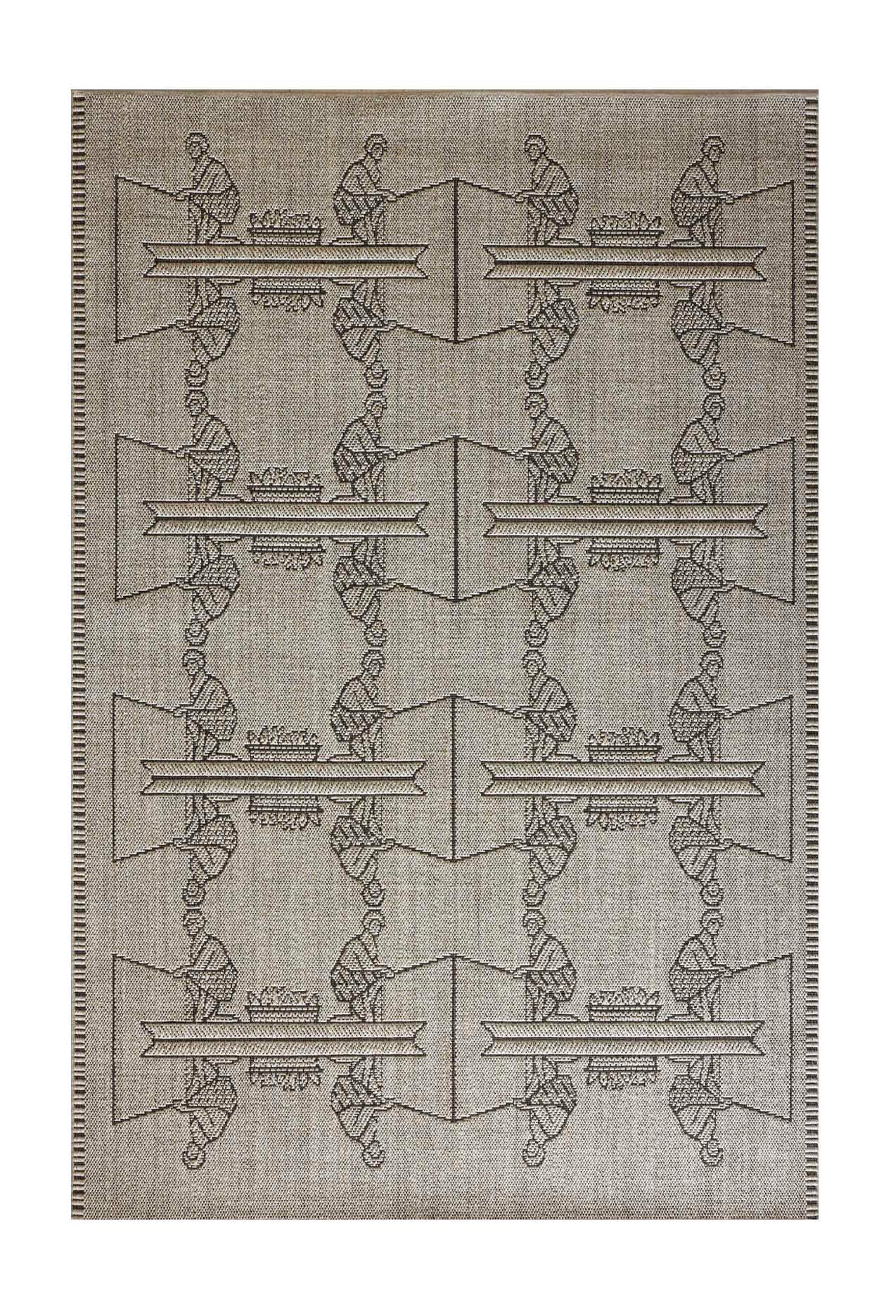 Choonda Beige Sisal 6x9 feet Rectangle Rug - I MEAN DESIGN