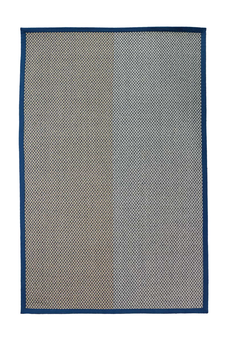 Panama Dual Tone Off white & Cardamom marble Sisal 6x9 feet Rectangle Rug - I MEAN DESIGN